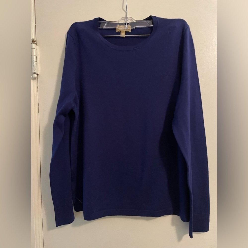 Charter Club Luxury 100% Merino Wool Soft Lightweight Crewneck Sweater Large